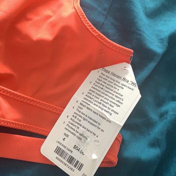 Limited Edition Brand New Lululemon Yoga Haven Bra - Picture 3 of 4